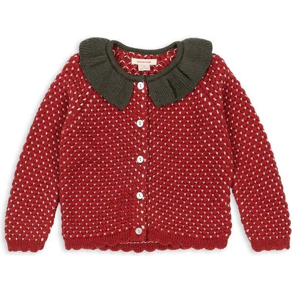 Detský vlnený kardigan Konges Sløjd STRAWBERRY CARDIGAN 66238951