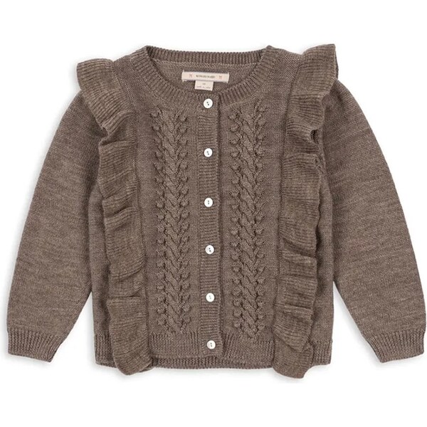 Detský vlnený kardigan Konges Sløjd FIOL FRILL CARDIGAN 66238962
