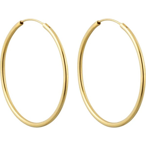 Strieborné pozlátené náušnice Design Letters 66303394