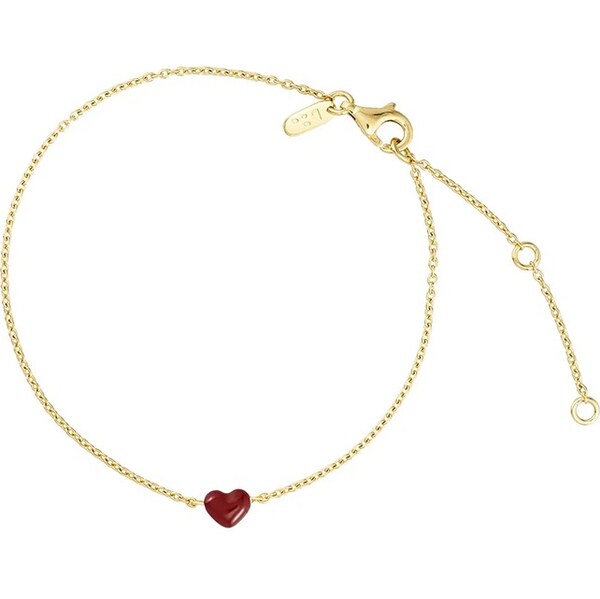 Strieborný pozlátený náramok Design Letters 66303396