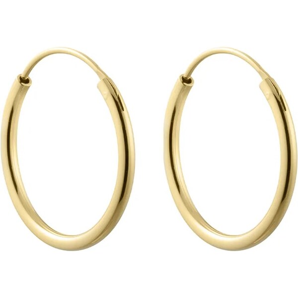 Strieborné pozlátené náušnice Design Letters 66303408