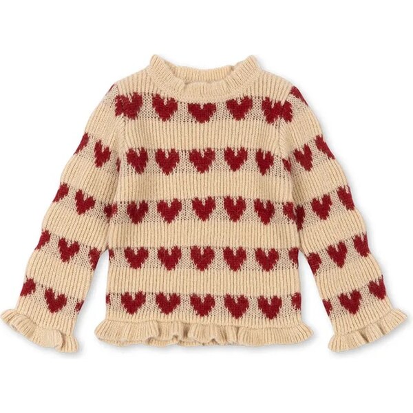 Detský sveter s prímesou vlny Konges Sløjd LAULA SWEATER 66303424