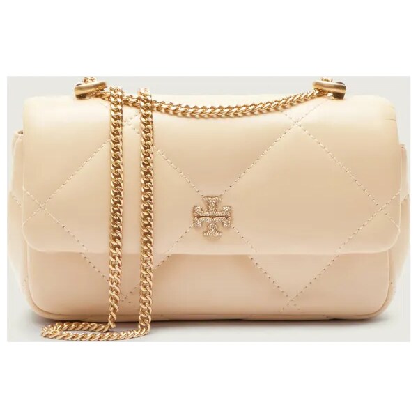 TORY BURCH Kožená kabelka na rameno Kira Diamond 61674105