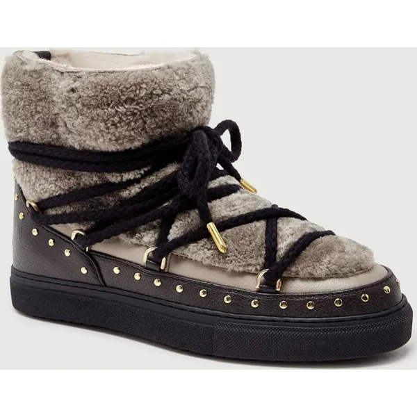 INUIKII Snehule CURLY ROCK | koža | shearling 66392637