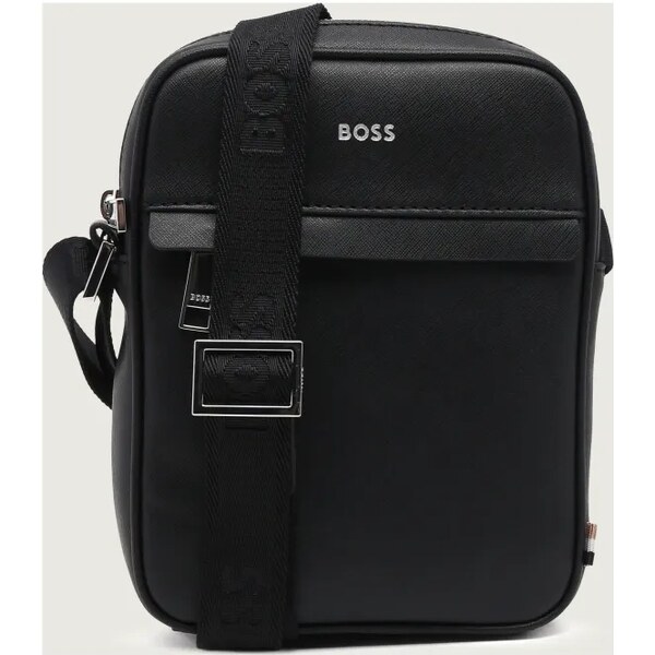 BOSS BLACK Kožená taška na rameno Zair_NS 43790932