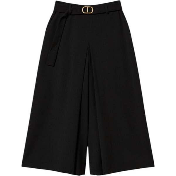 Čierne široké nohavice Twinset 66808529