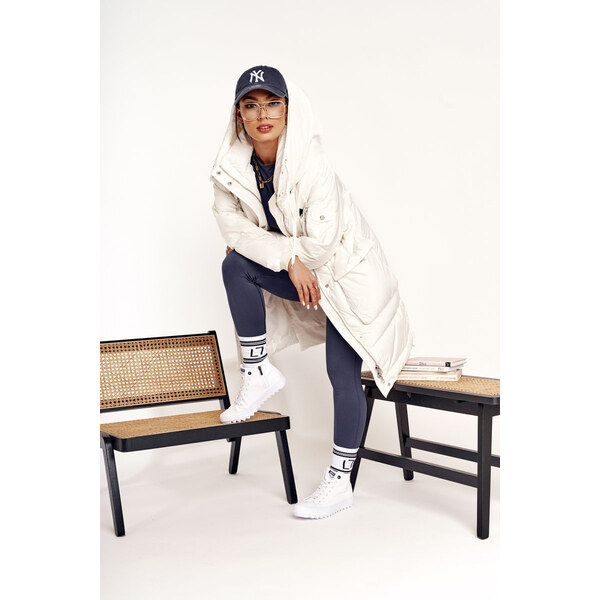 Big Star Shoes Damskie Wysokie Trampki Na Dużej Podeszwie BIG STAR 66657926