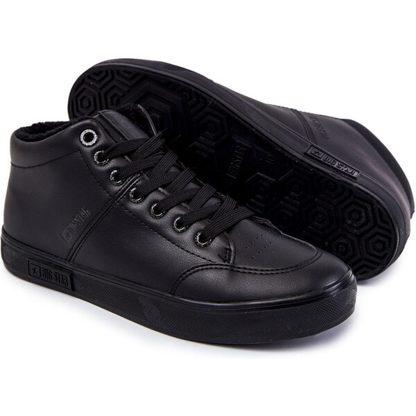 Big Star Shoes Męskie Klasyczne Skórzane Trampki Big Star KK174348 66658536