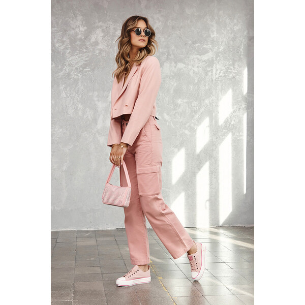 Big Star Shoes Materiałowe Trampki Na Platformie Big Star LL274151 66658712