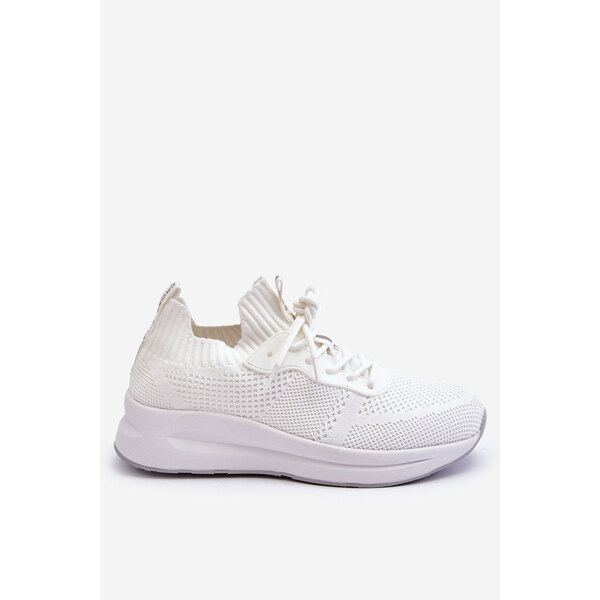 Damskie Wsuwane Sneakersy Cross Jeans LL2R4031C Białe 66658762