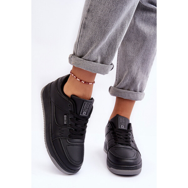 Big Star Shoes Damskie Buty Sportowe Sneakersy Big Star MM274353 Czane 66659208