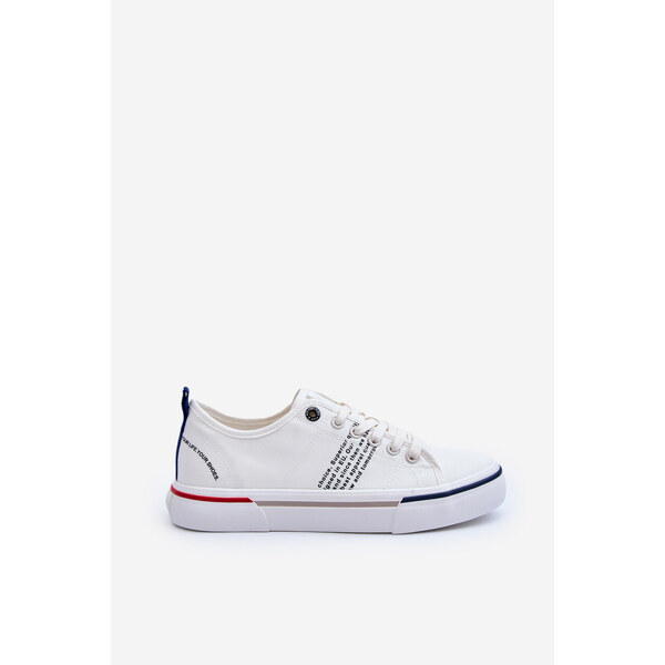 Big Star Shoes Męskie Trampki Big Star LL174204 Białe 66659635