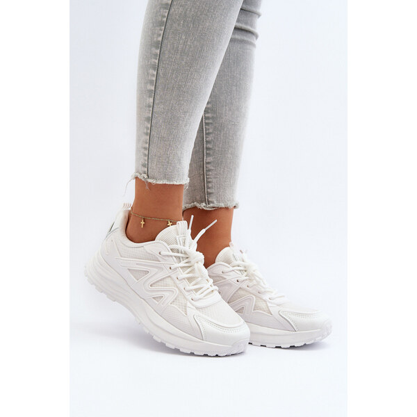 Big Star Shoes Sneakersy damskie Big Star NN274A084 Białe 66659749