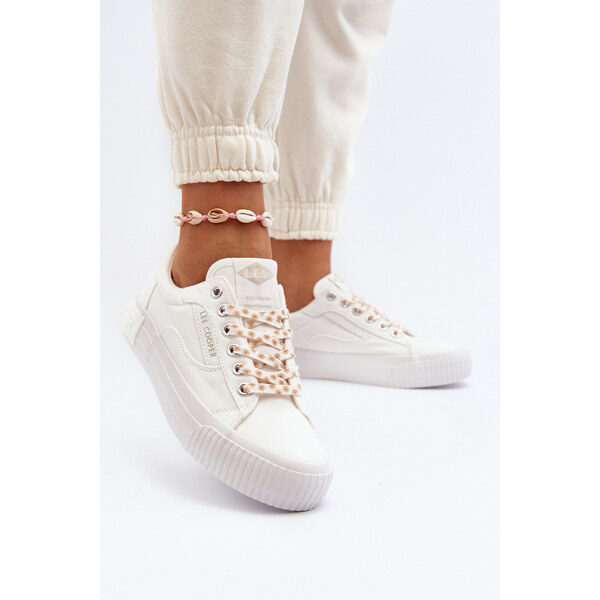 Damskie Trampki Lee Cooper LCW-24-31-2170 Białe 66659766