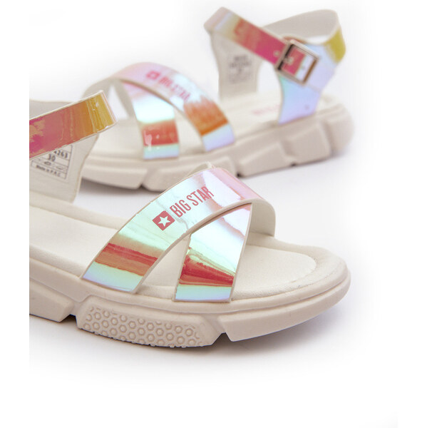 Big Star Shoes Sandały Dziewczęce Big Star NN374263 Multikolor 66659817