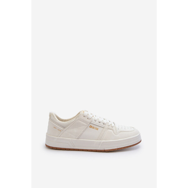 Big Star Shoes Sneakersy Męskie Big Star NN174093 Białe 66659988