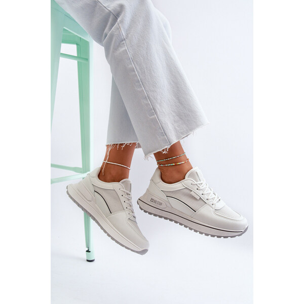 Big Star Shoes Sneakersy Damskie Big Star NN274A089 Białe 66660015