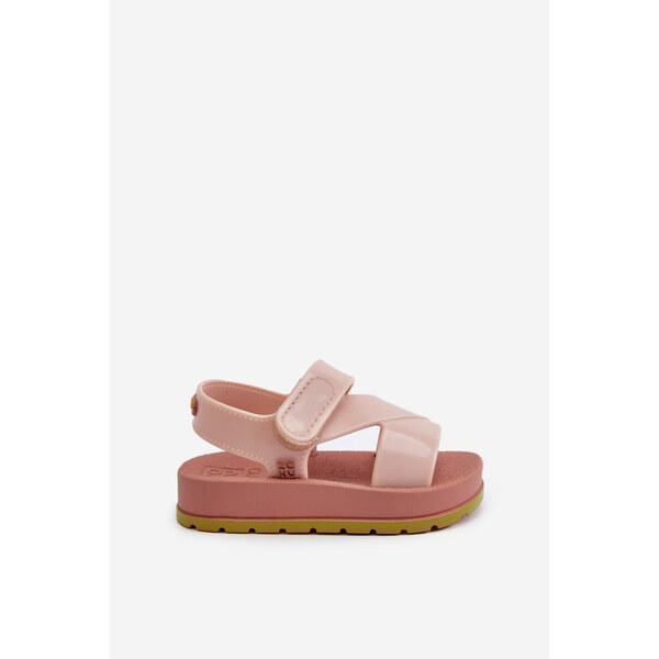 Dziecięce Sandałki Na Rzep Pachnące ZAXY LL385002 Jasnoróżowe 66660417