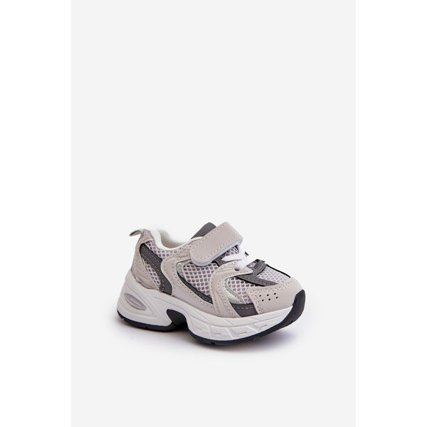 Boto Dziecięce Buty Sportowe Sneakersy Na Rzep Szare Rulagia 66660524