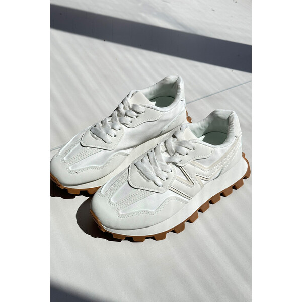 Boto Sneakersy Buty Sportowe Damskie Białe Kalelia 66660679