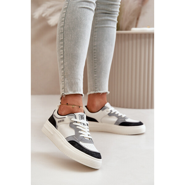 Big Star Shoes Damskie Niskie Sneakersy Z Eko Skóry Big Star OO274028 66660811