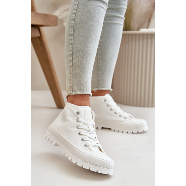 Big Star Shoes Trampki Damskie Z Cholewką Za Kostkę Big Star OO274009 66660813