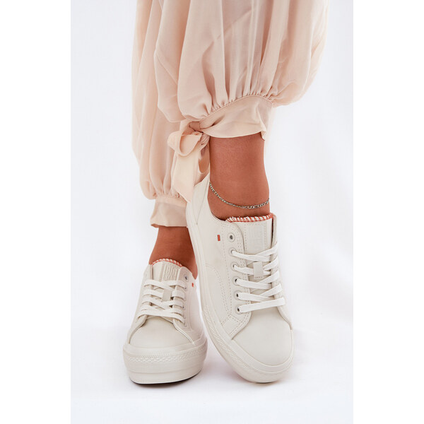 Big Star Shoes Trampki Damskie Na Platformie Z Eko Skóry Big Star 66662242