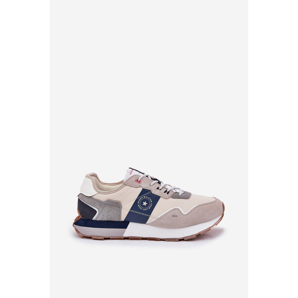 Big Star Shoes Zamszowe Sneakersy Męskie Na Platformie Big Star 66662259