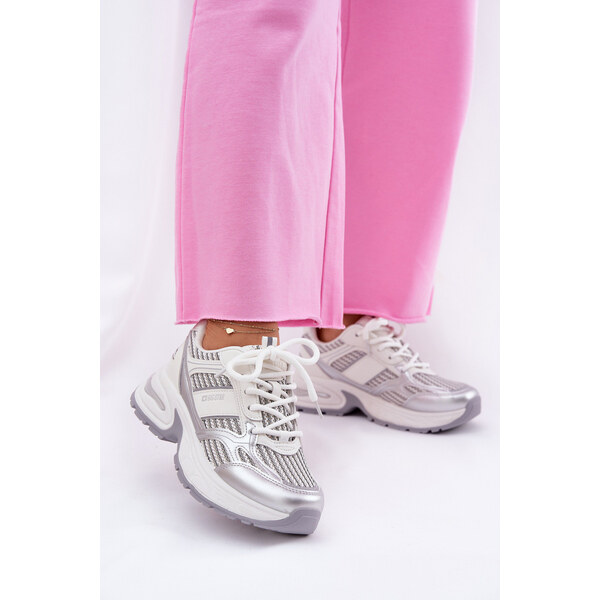 Big Star Shoes Sneakersy Damskie Big Star RR274A195 Białe 66662397