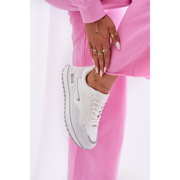 Big Star Shoes Sneakersy Damskie Big Star RR274A213 HI-POLY SYSTEM 66662407