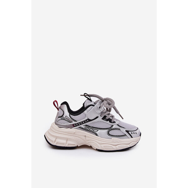 Boto Sneakersy Dziecięce Na Grubej Podeszwie Srebrne Xairana 66662441