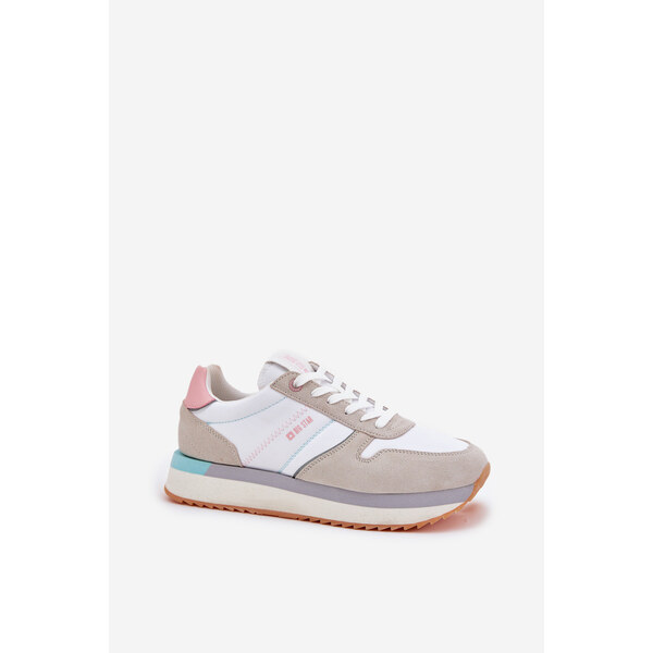 Big Star Shoes Zamszowe Sneakersy Damskie Big Star RR274A047 HI-POLY 66662492