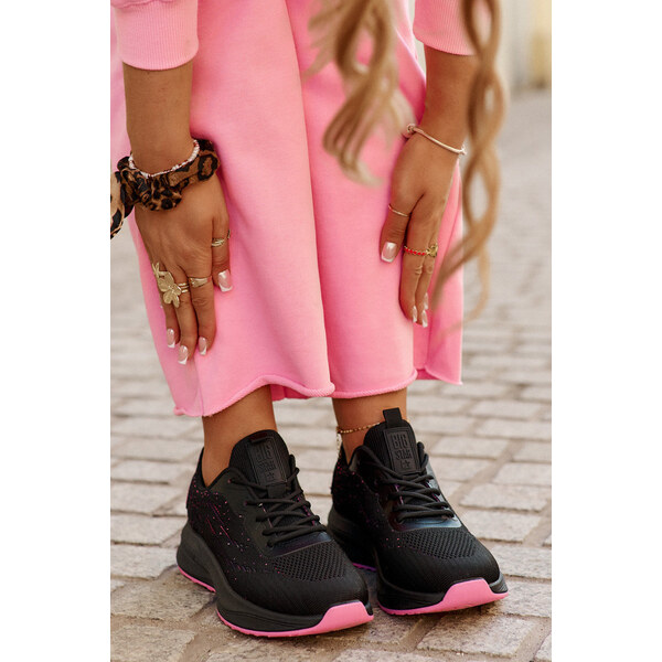 Big Star Shoes Sneakersy Buty Sportowe Damskie Na Platformie Big Star 66662585