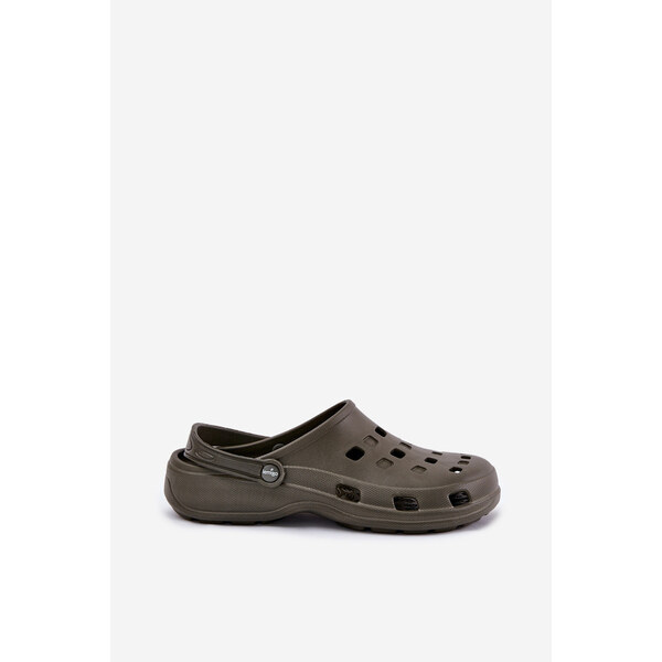 Boto Klapki Męskie Piankowe LEMIGO 807 Oliwkowe 67260584