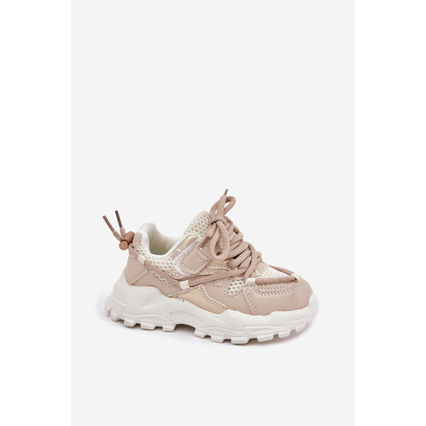 Boto Buty Sportowe Sneakersy Dziecięce Beżowe Tilvianea 66663198