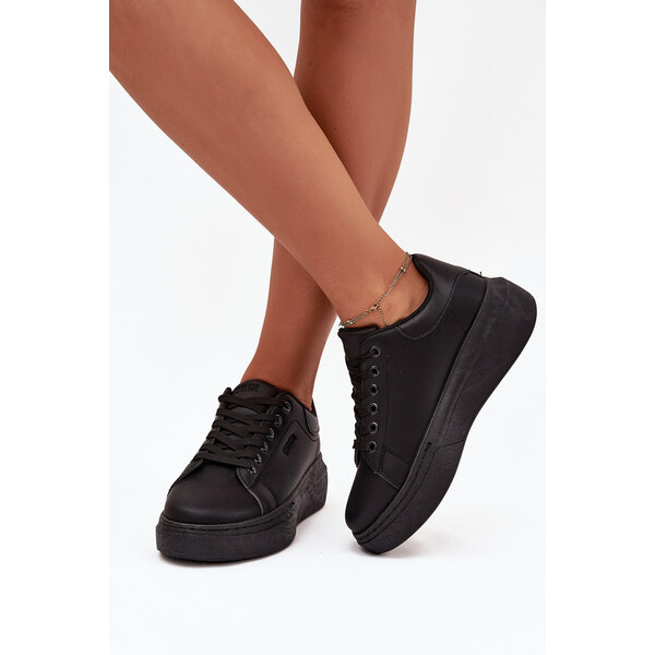 Big Star Shoes Sneakersy Damskie Na Platformie Big Star SS274244 66663530