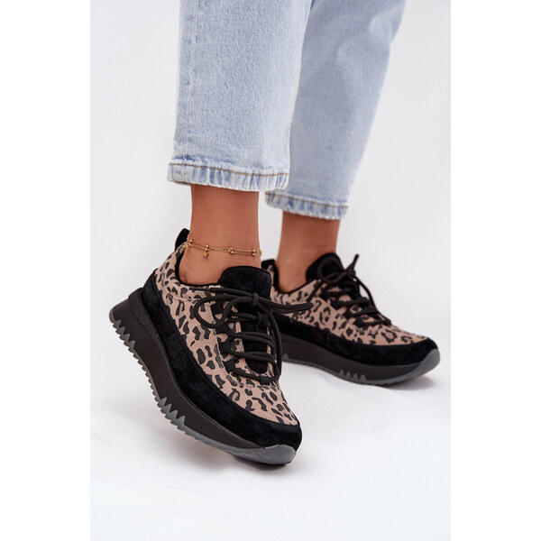 Zamszowe Ocieplane Sneakersy Damskie Na Platformie Vinceza 66836 66663721