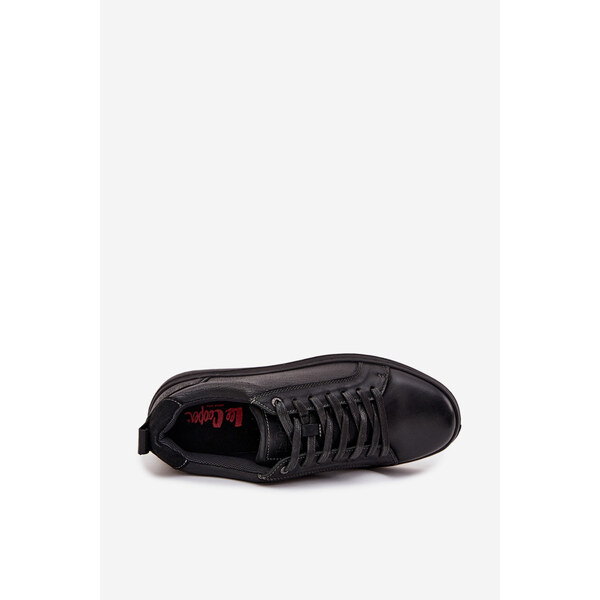Kesi Pánske kožené tenisky Lee Cooper - čierne 67257385