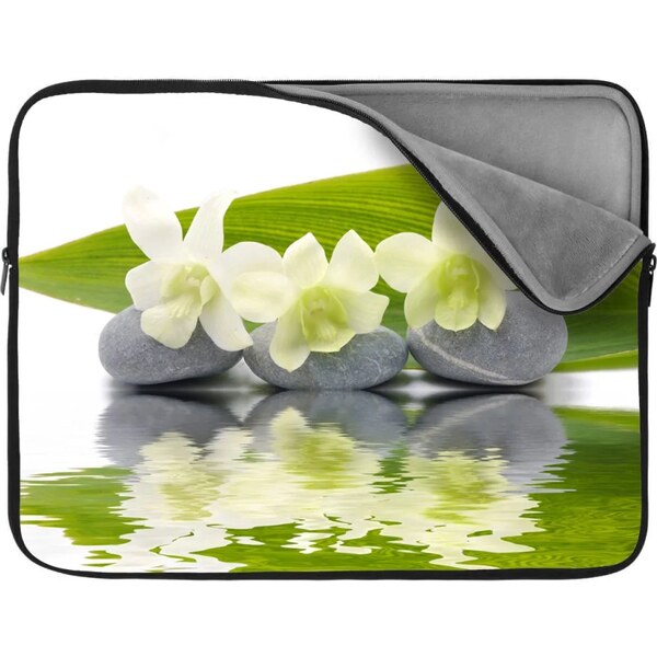 Sablio Obal na notebook Biela orchidea 65426596