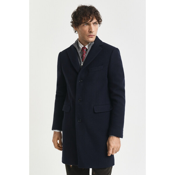 KABÁT GANT CLASSIC WOOL COAT NIGHT BLUE 66306548