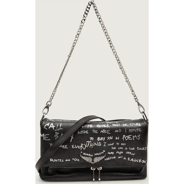 Zadig&Voltaire Kožená kabelka na rameno ROCKY II 66304050