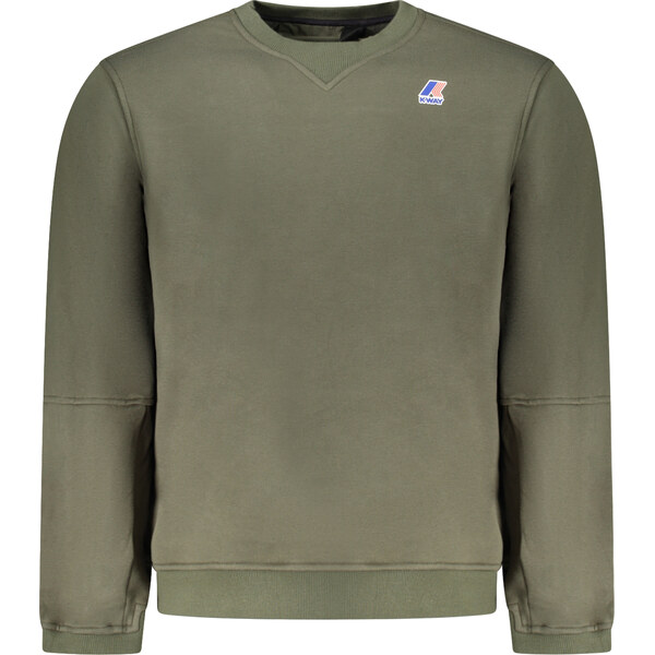 K-Way Pánska zelená mikina bez kapucne 66470530