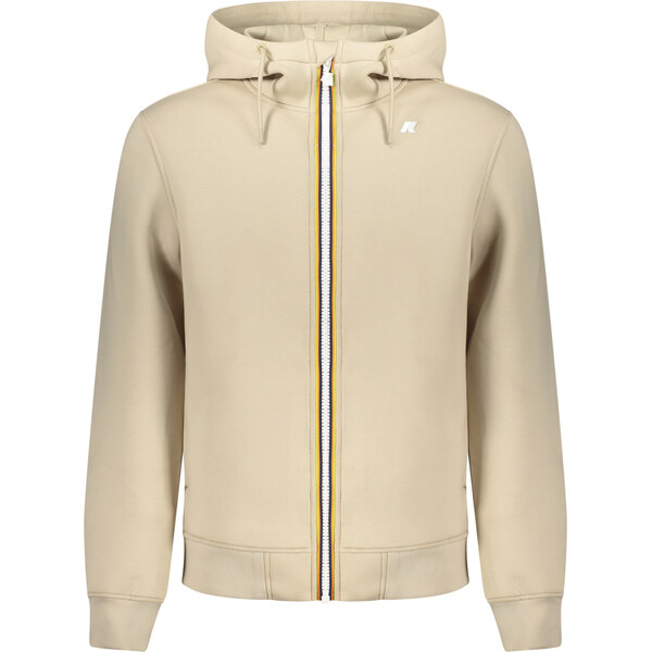 K-Way Béžová pánska mikina s kapucňou 66470519