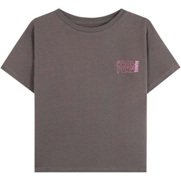 Scalpers Tričko Concert tyrkysová / tmavošedá / ružová / biela 66308154