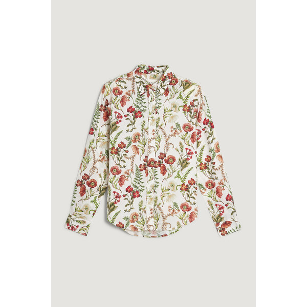 KOŠEĽA GANT REG FLORAL PRINT COT VOILE SHIRT CREAM 66306542