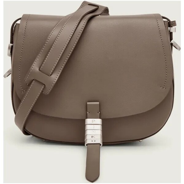 Pinko Kožená crossbody kabelka SADDLE CLASSIC 66303979