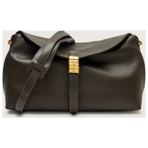 Pinko Kožená kabelka na rameno NEW SADDLE CLASSIC 66303977