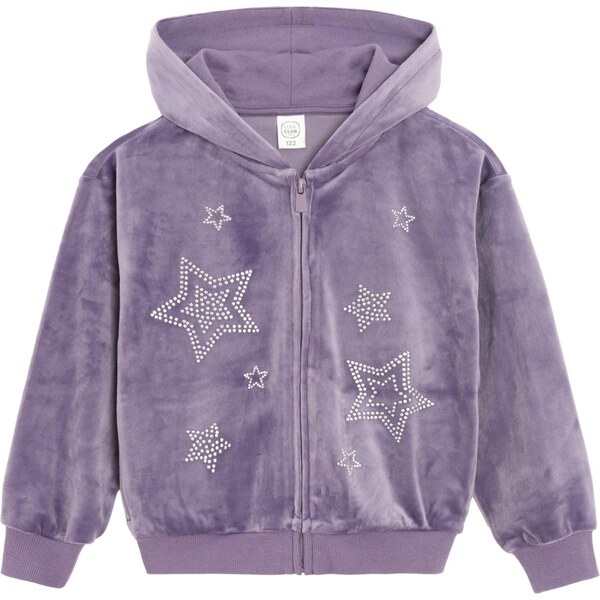 Cool Club Tepláková bunda fialová 66308425