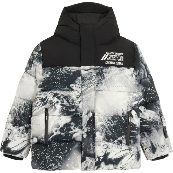 Cool Club Zimná bunda sivá / čierna / biela 66308488