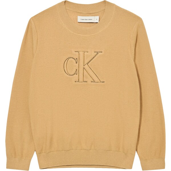 Calvin Klein Jeans Sveter piesková / čierna 66308645